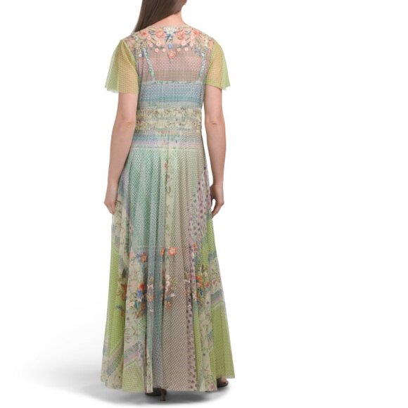 JOHN VARVATOS STAR multi Mazzy Ruched Dress - Picture 2 of 2